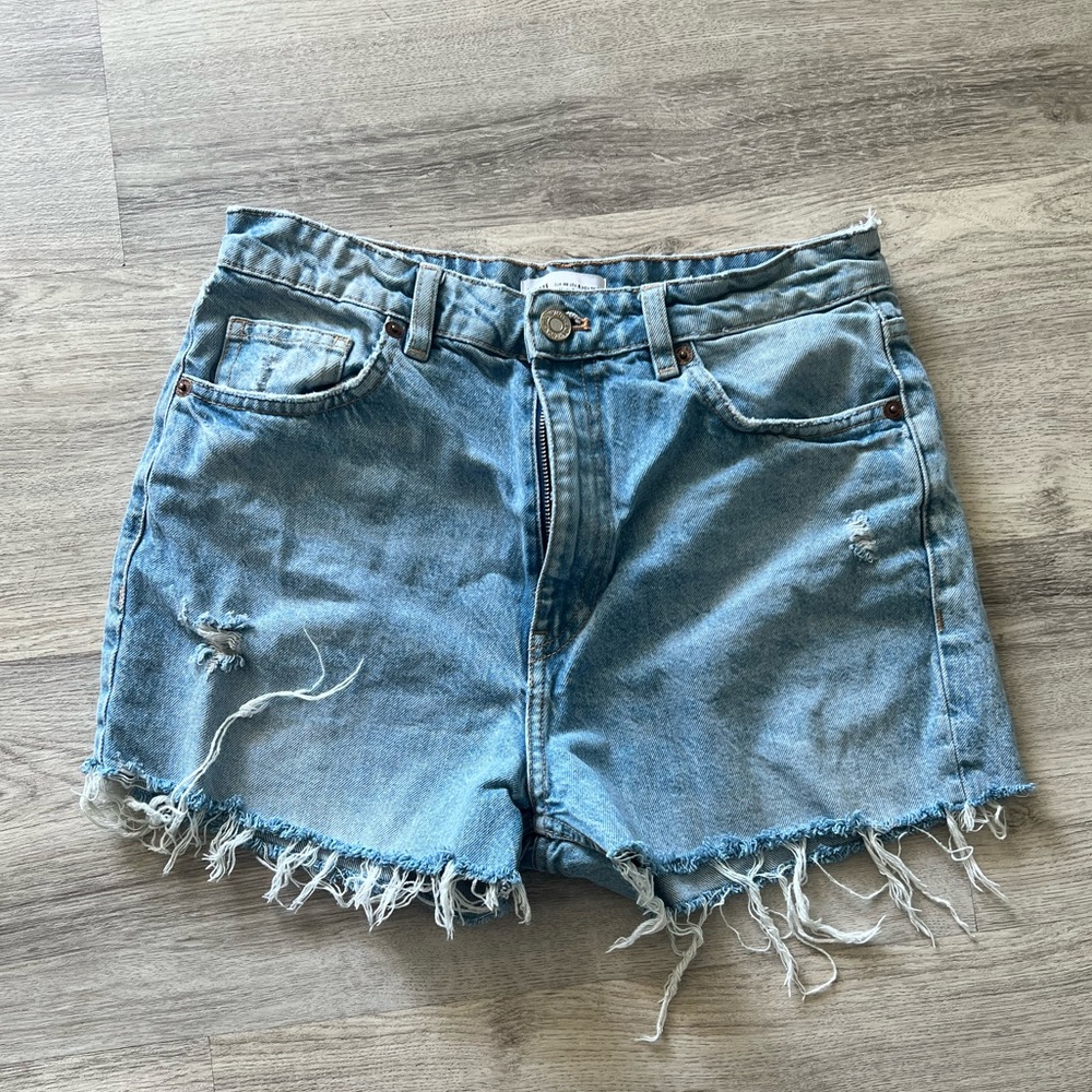 Zara denim shorts